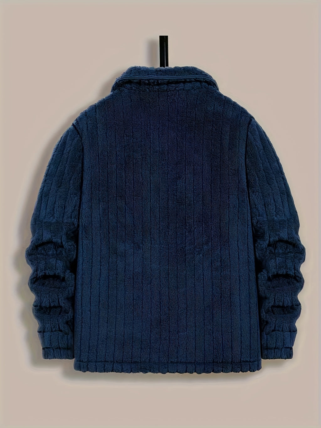 Bryler | Winterjas – Pluche fleecejas met luxe kraag, enkele knoopsluiting, zachte grijze casual bovenkleding