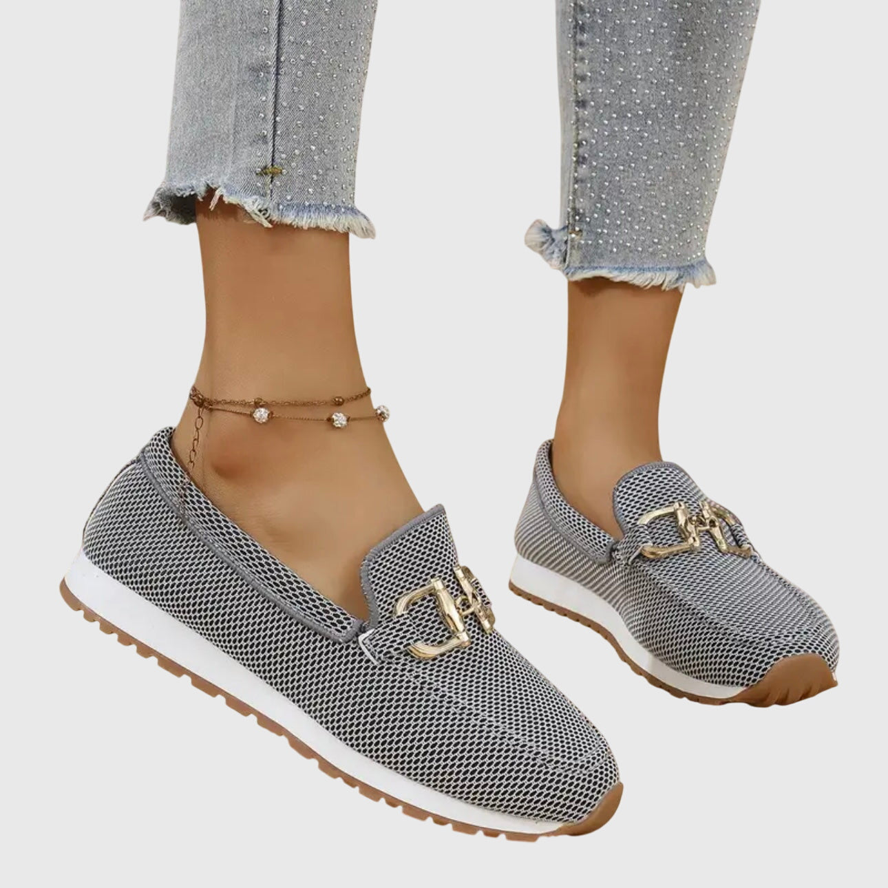 Vena | Orthopedische dames loafersneakers – instap comfortschoenen, ademende wandelsneakers