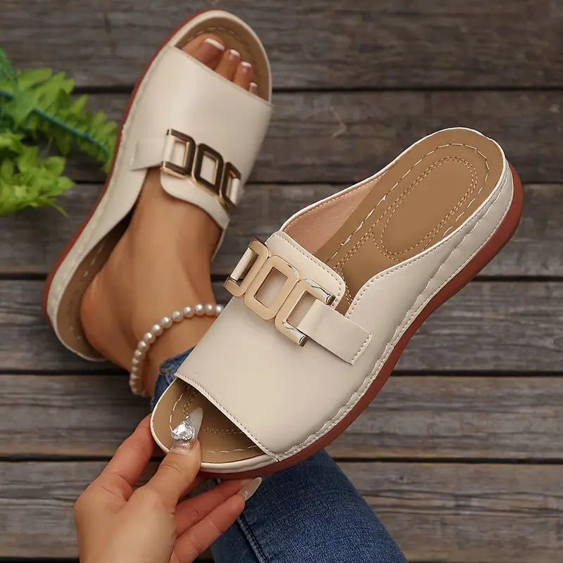 Zafirae | Dames Elegante Wedgesandalen – Stijlvol platformdesign
