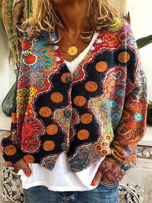 Olvena | Gilet cardigan coloré en maille – avec boutons, vêtement doux, confortable, décontracté et polyvalent