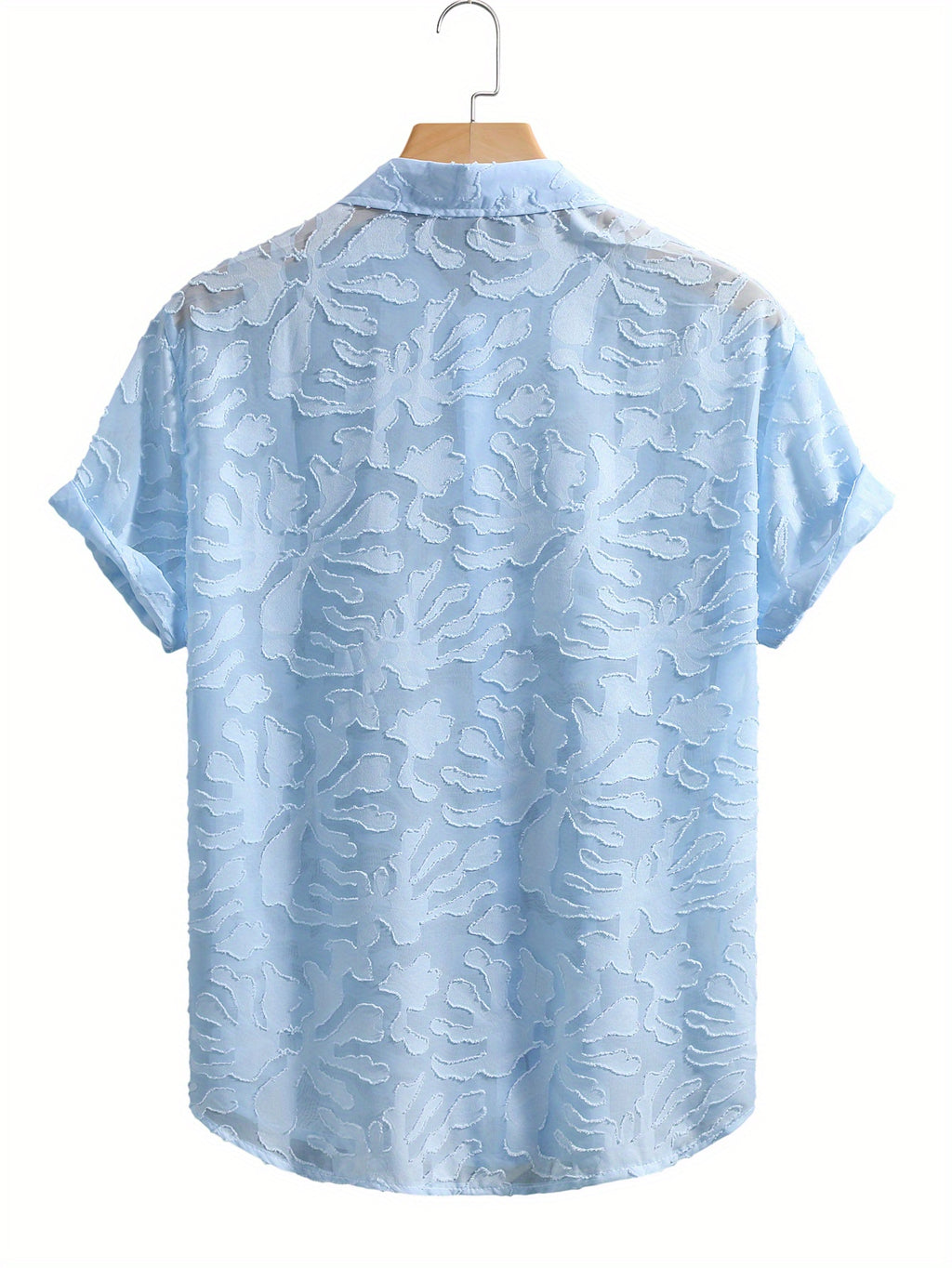 Krovian | Zomerpoloshirt voor heren – Lichtgewicht, ademend jacquard met korte mouwen en reverskraag