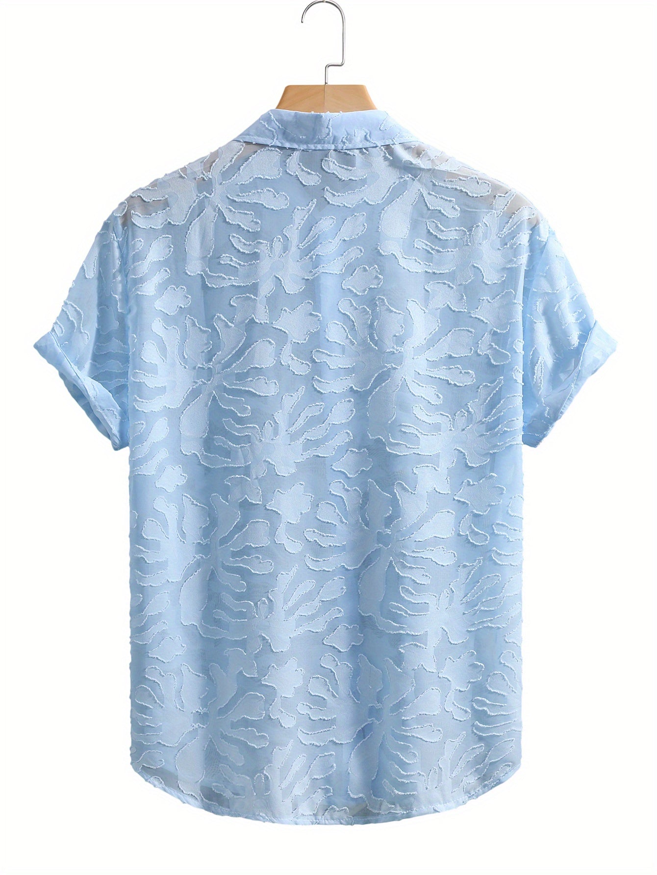 Krovian | Zomerpoloshirt voor heren – Lichtgewicht, ademend jacquard met korte mouwen en reverskraag