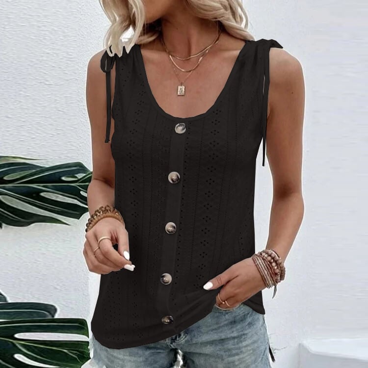 Lusa | Relaxed T-shirt met ronde hals voor dames – Zacht, casual T-shirt voor dagelijks gebruik