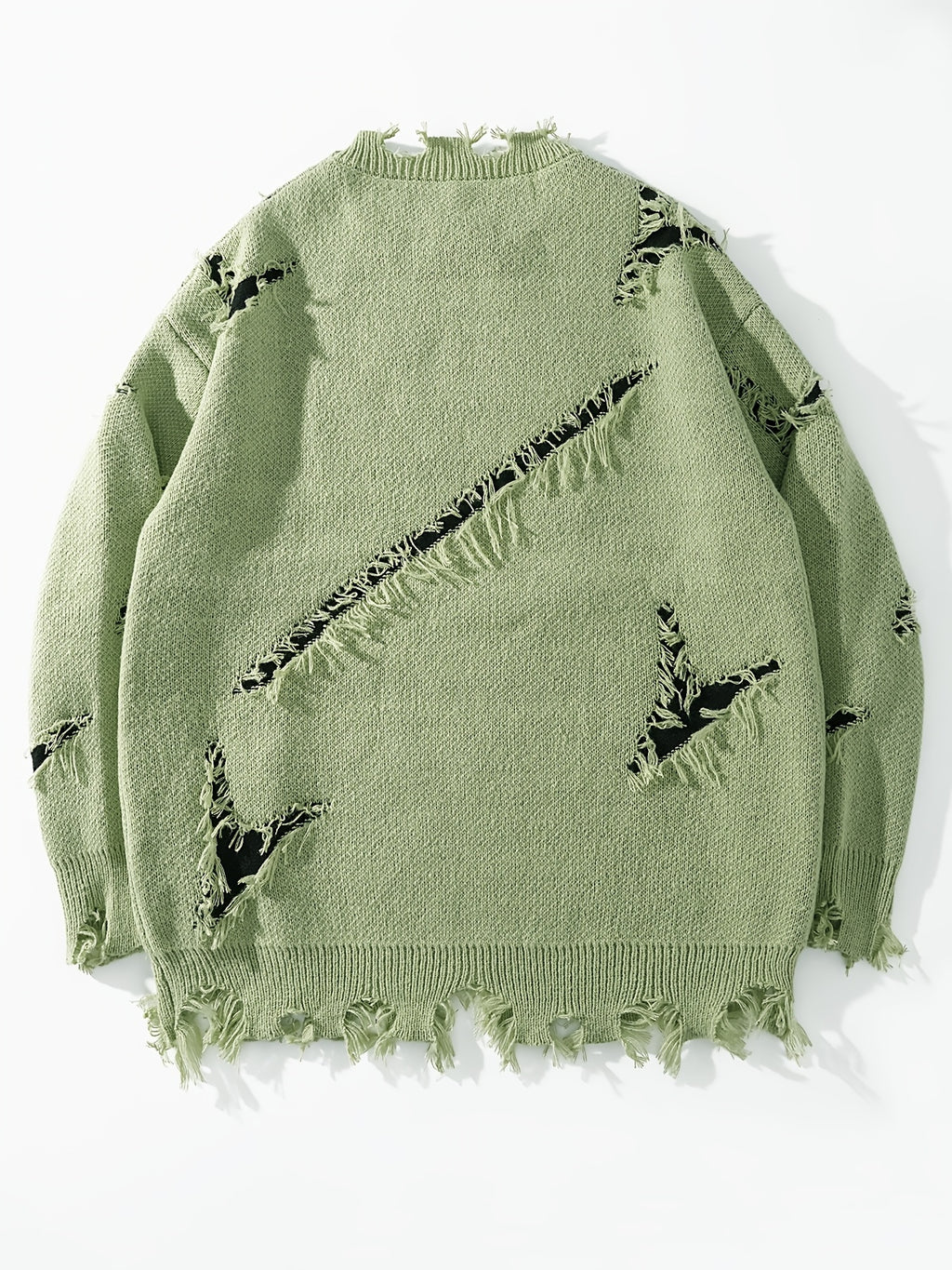 Liorix | Heren Casual Street Trui – Oversized Pasvorm Pullover met Verlaagde Schouders, Gebreid