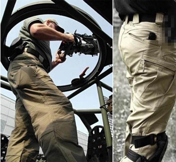 Pantalon cargo tactique Yarrow pour homme - Multipoches, idéal pour la randonnée et le travail
