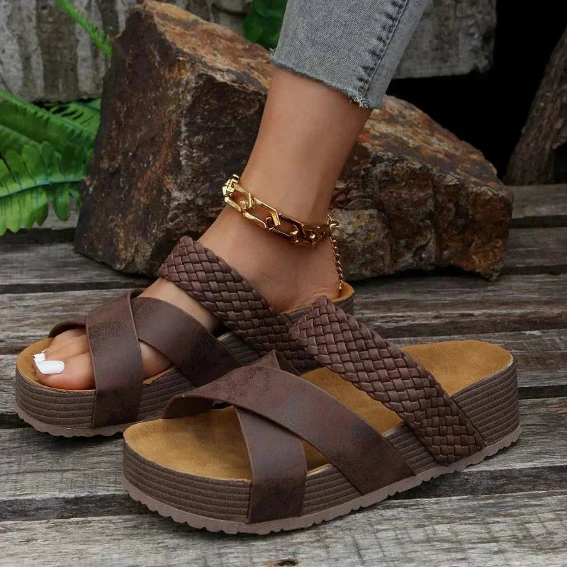 Fenira | Dames instap-sandalen – orthopedische comfort