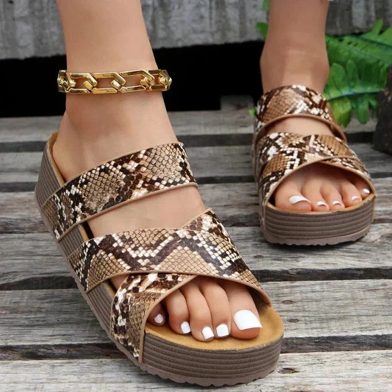 Fenira | Dames instap-sandalen – orthopedische comfort