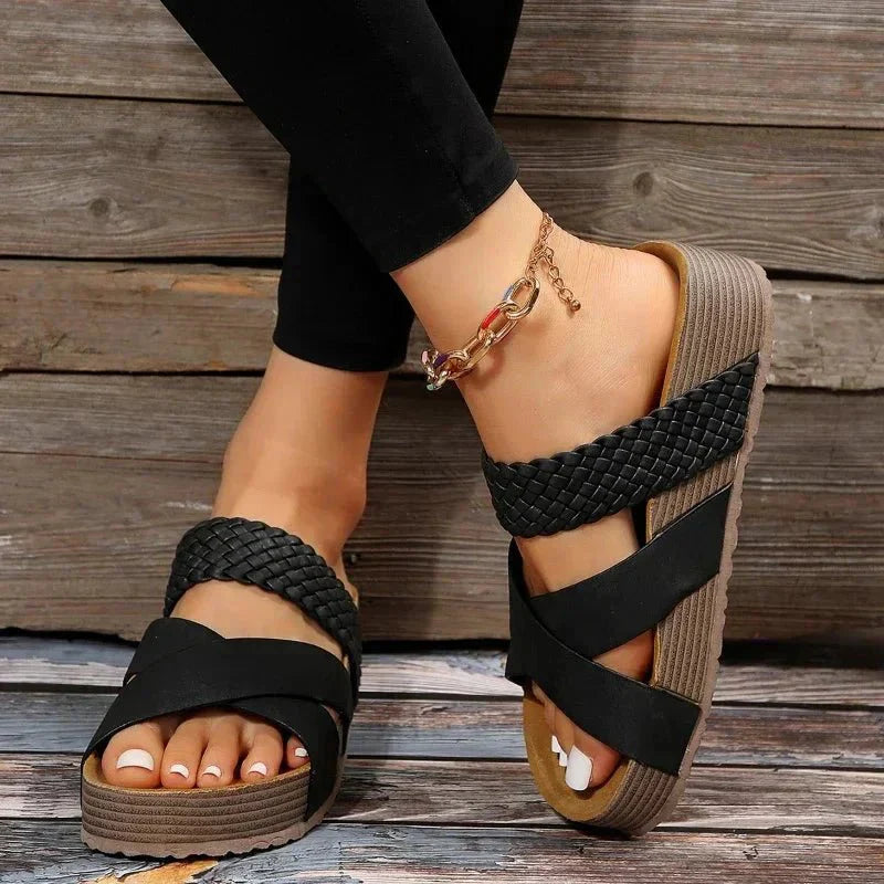 Fenira | Dames instap-sandalen – orthopedische comfort