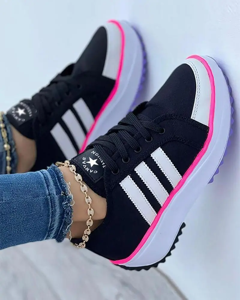 Cliodhna | Bequeme Damen-Plateau-Sneaker – stylisch, gepolstert und leicht