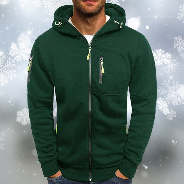 Isben | Herenjas met capuchon – Casual lichtgewicht jas met meerdere zakken en verstelbare capuchon