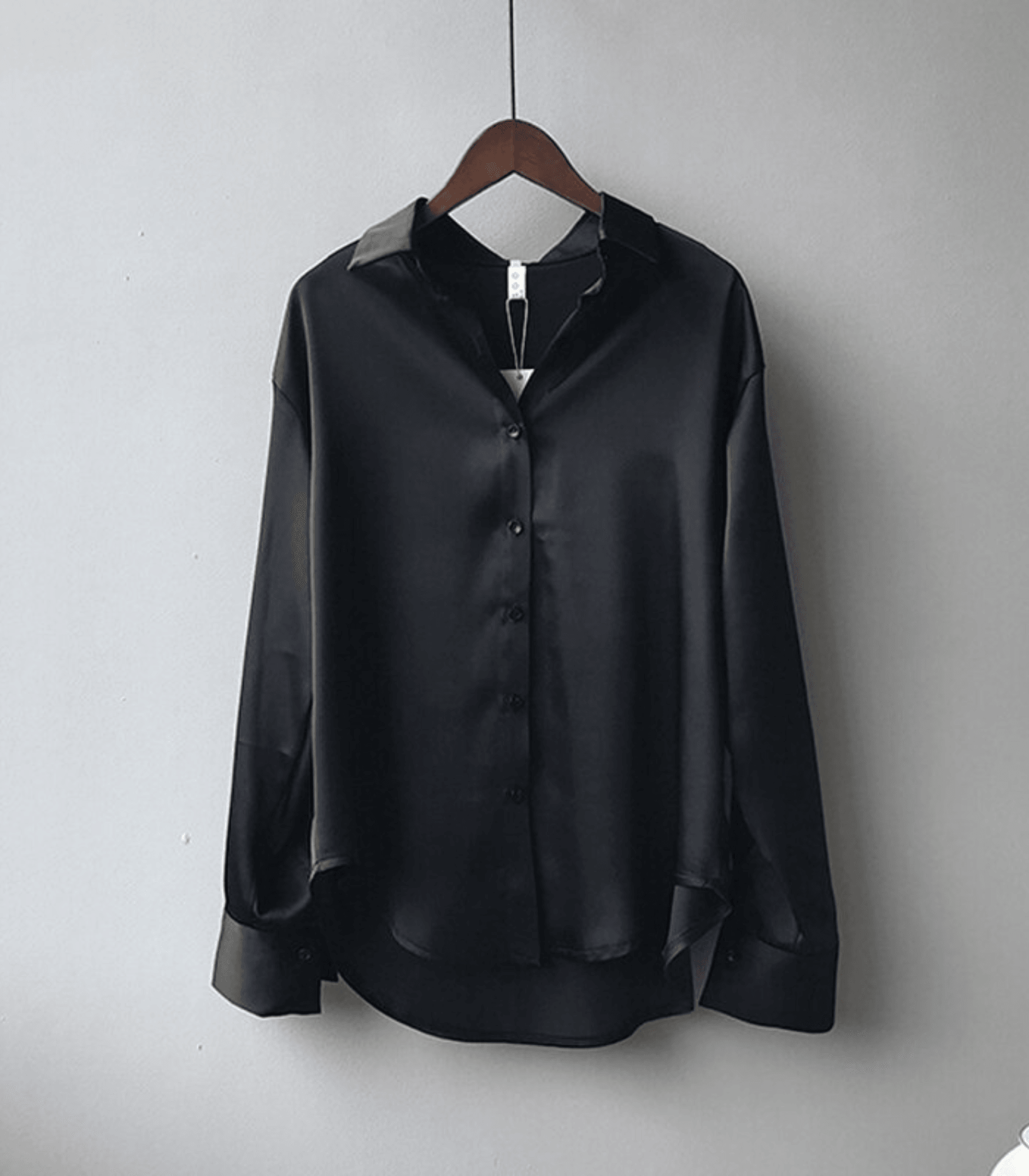 Chemisier en soie à boutons