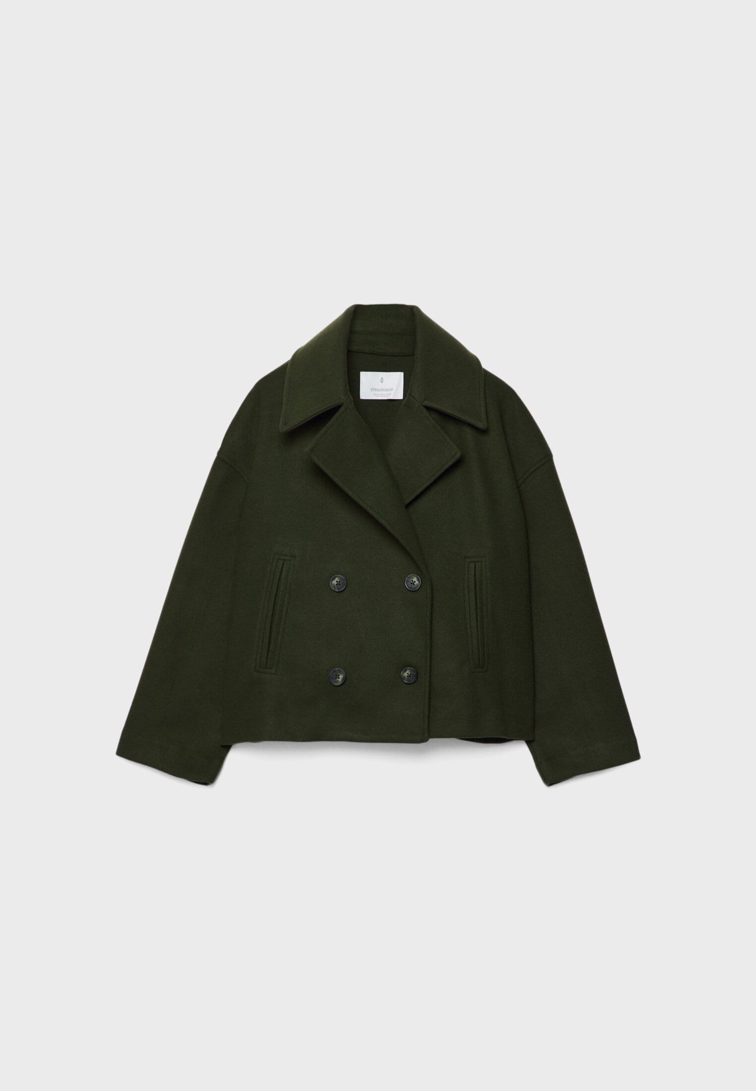 Serelle | Manteau court pour femme à double boutonnage – Vêtement d'extérieur décontracté et élégant, design classique