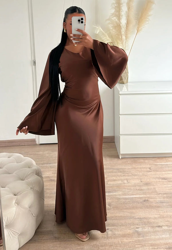Kirelly | Mermaid avondjurk voor dames – elegante slim fit maxi-jurk