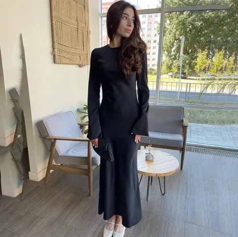 Kirelly | Mermaid avondjurk voor dames – elegante slim fit maxi-jurk