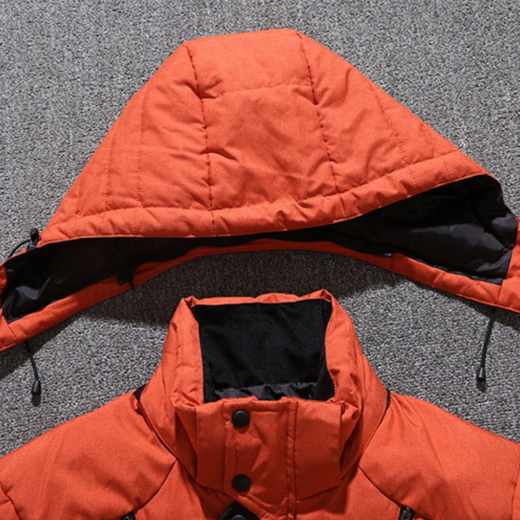 Wendell | Doudoune ultra-chaude pour homme avec capuche, déperlante et thermiquement isolée