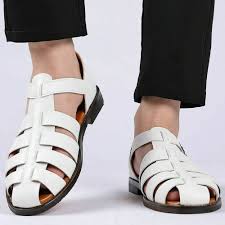 Eero | Sandales d'été en cuir tressé pour homme - Respirantes et élégantes