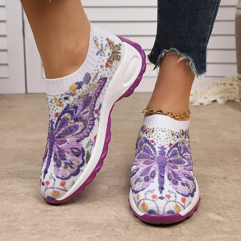 Lythira | Damessneakers – Ultralichte instapsneakers van ademend mesh met comfortabele zool