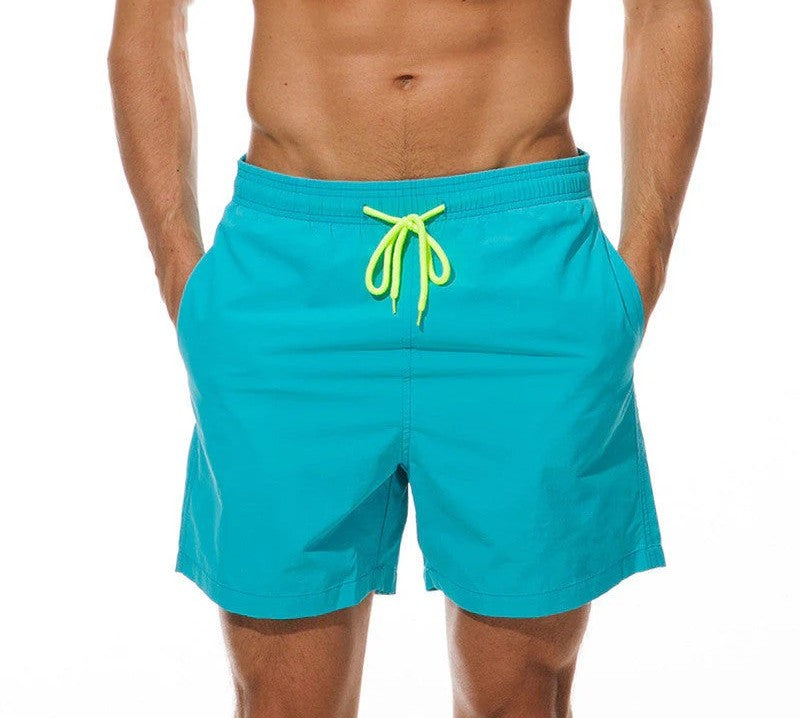 Eryon | Herenkorte broek met trekkoord – Casual zomerbroek tot halverwege het bovenbeen