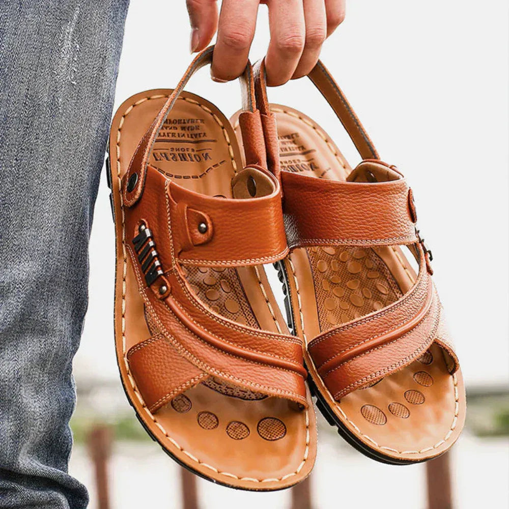 Nyvorn | Heren Outdoor Sandalen met Meerdere Bandjes – Verstelbare Casual Zomerschoenen