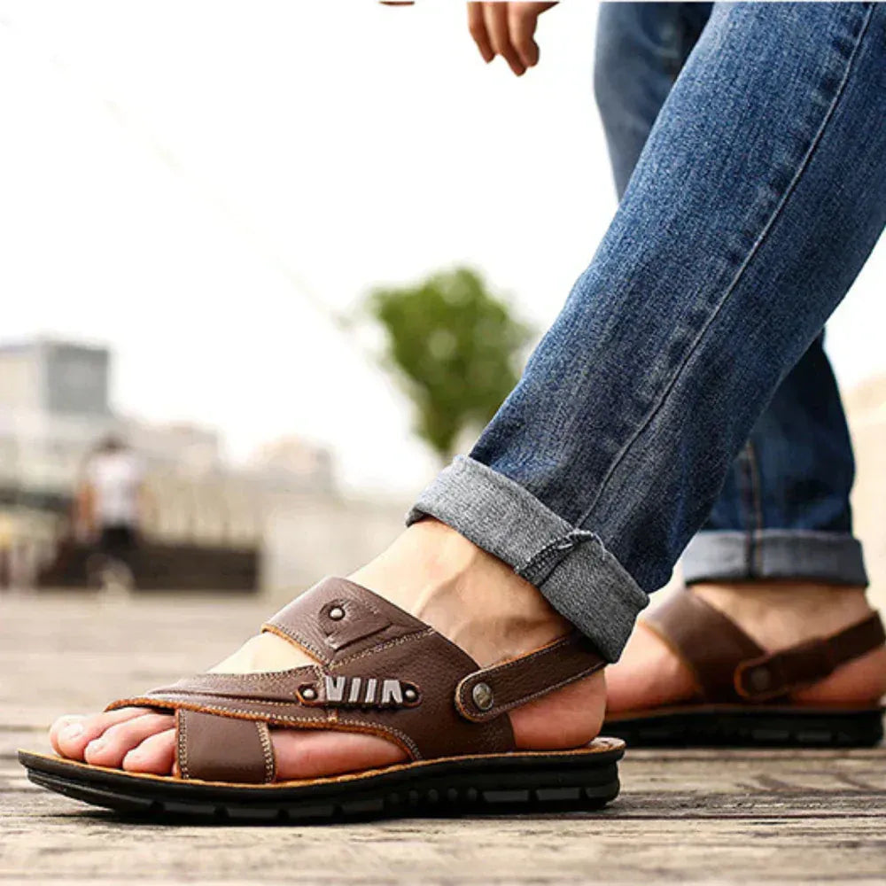 Nyvorn | Heren Outdoor Sandalen met Meerdere Bandjes – Verstelbare Casual Zomerschoenen