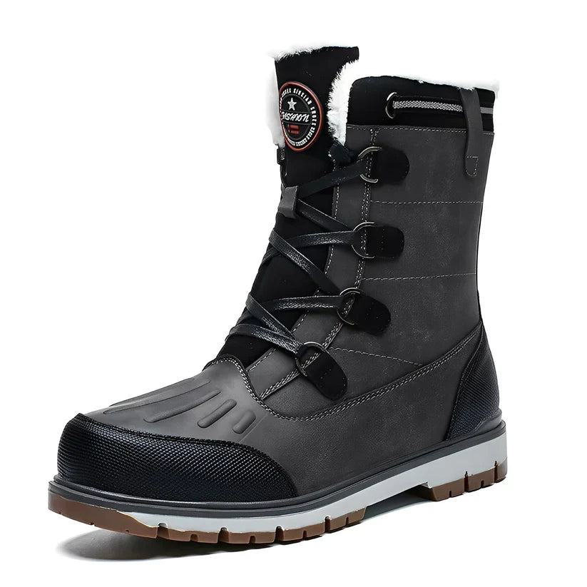 Kaivon | Stijlvolle winterschoenen voor buiten, duurzaam leer en antislipzool voor regen en sneeuw