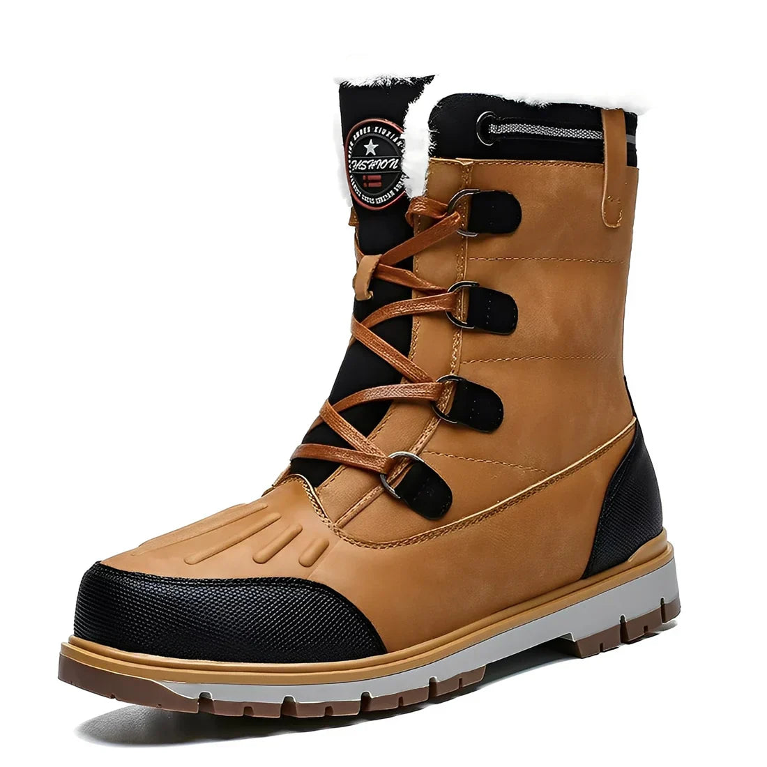 Kaivon | Stijlvolle winterschoenen voor buiten, duurzaam leer en antislipzool voor regen en sneeuw