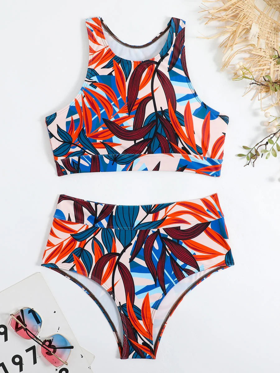 Vireya | Bikiniset met hoge halslijn voor dames – Sculpt Fit-zwemset