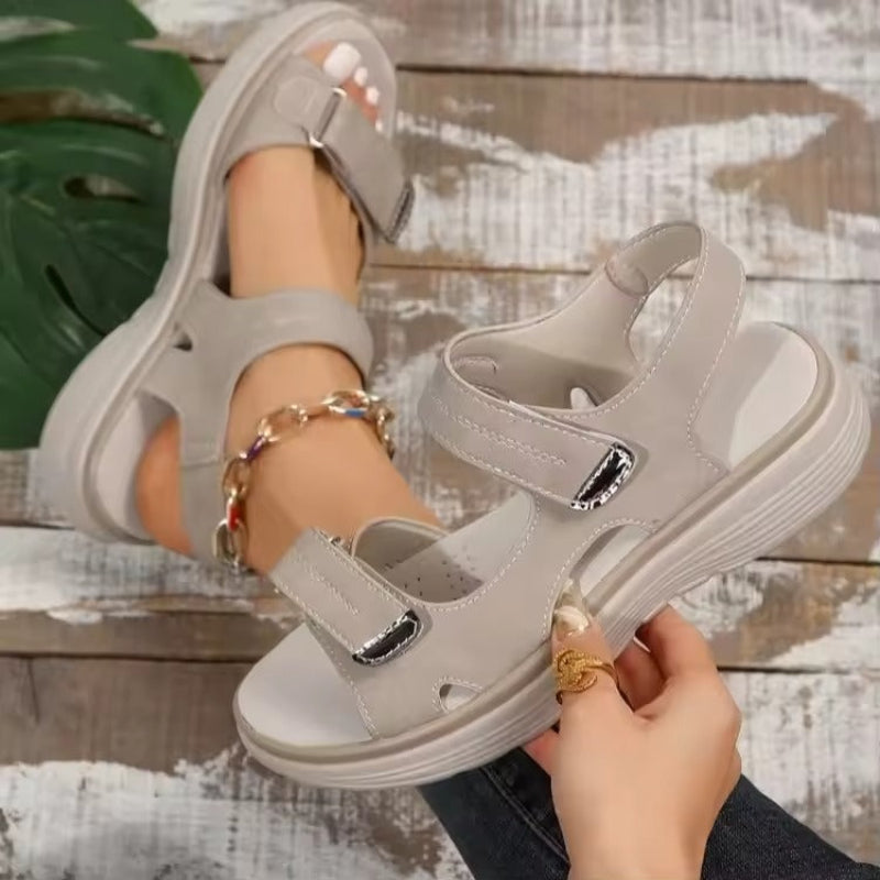 Myrine | Myrine dames orthopedische sandalen – comfortabele verstelbare zomerslippers