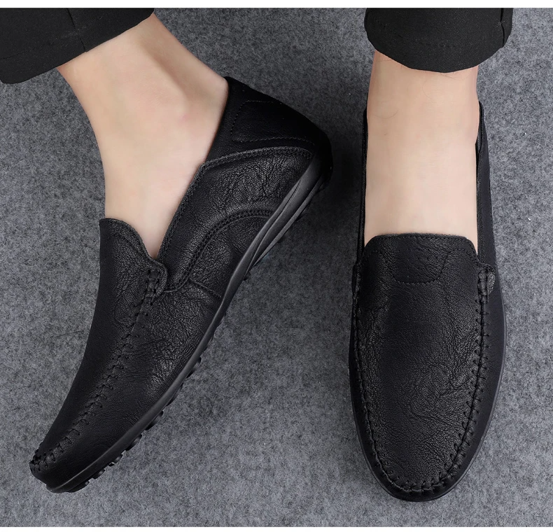 UrbanLoaf | Heren PU Leren Loafers – Casual Instap Dress Schoenen
