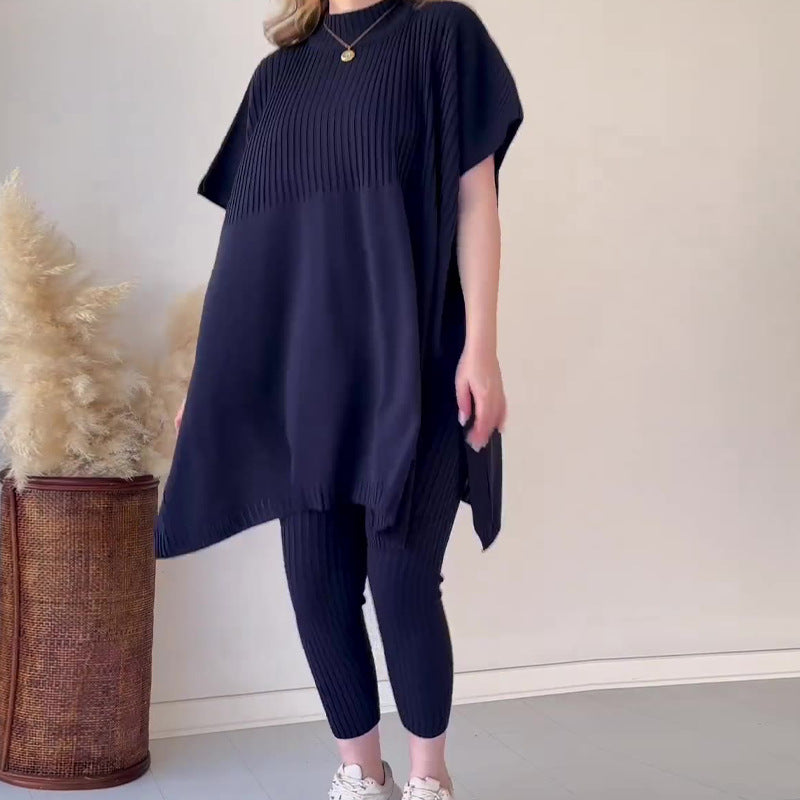 Jania | Casual tweedelige set met vleermuismouwen voor dames – Lichte zomeroutfit