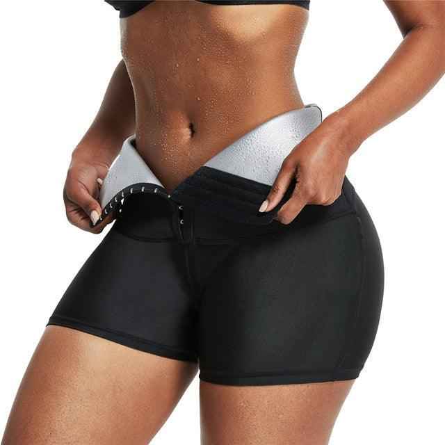 SculptWear | Sauna-zwetshorts voor dames – Leggings met hoge compressie, afslankende trainingsbroek