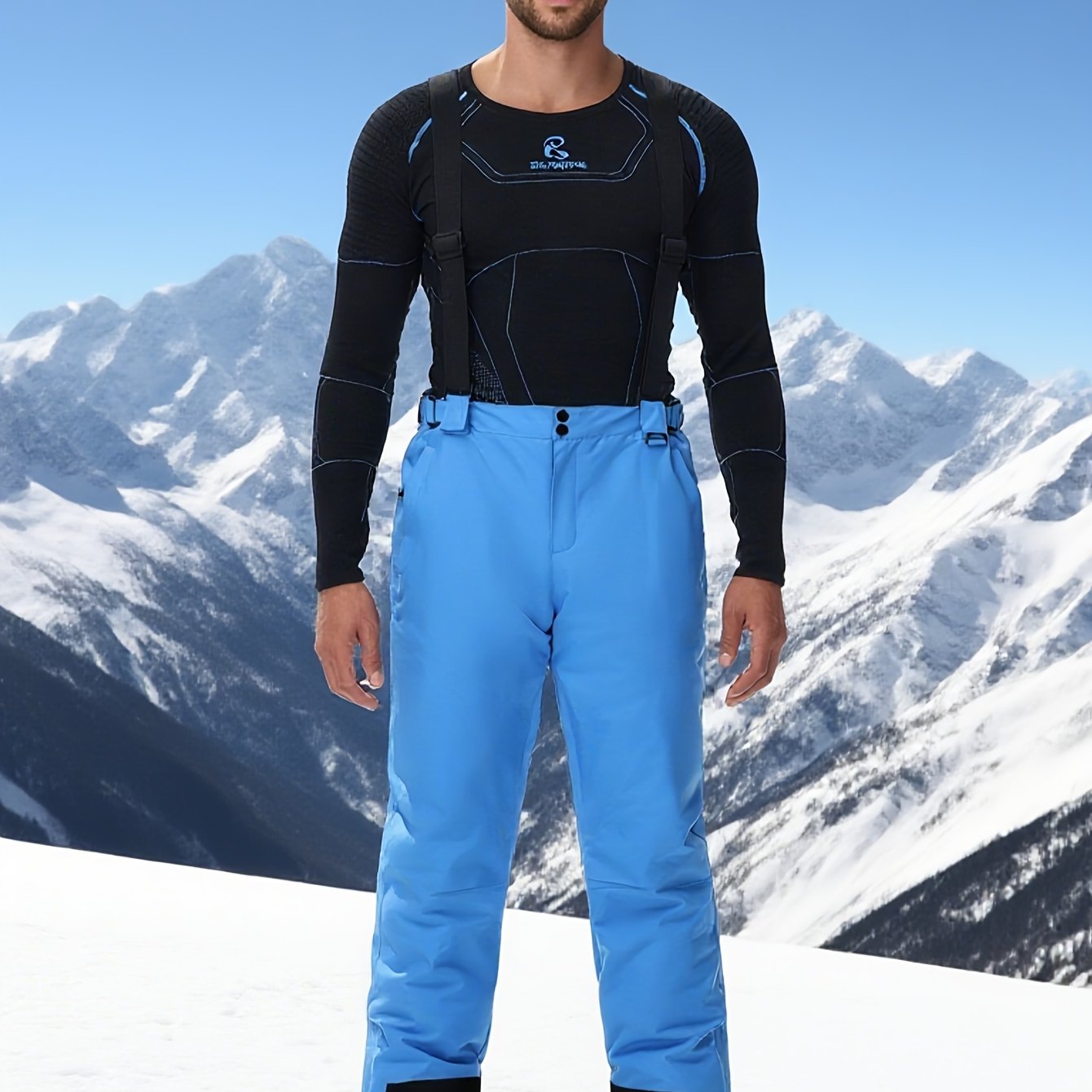 Phelan | Winterskibroek voor heren – Thermisch geïsoleerde sneeuwbroek, waterdicht en windbestendig