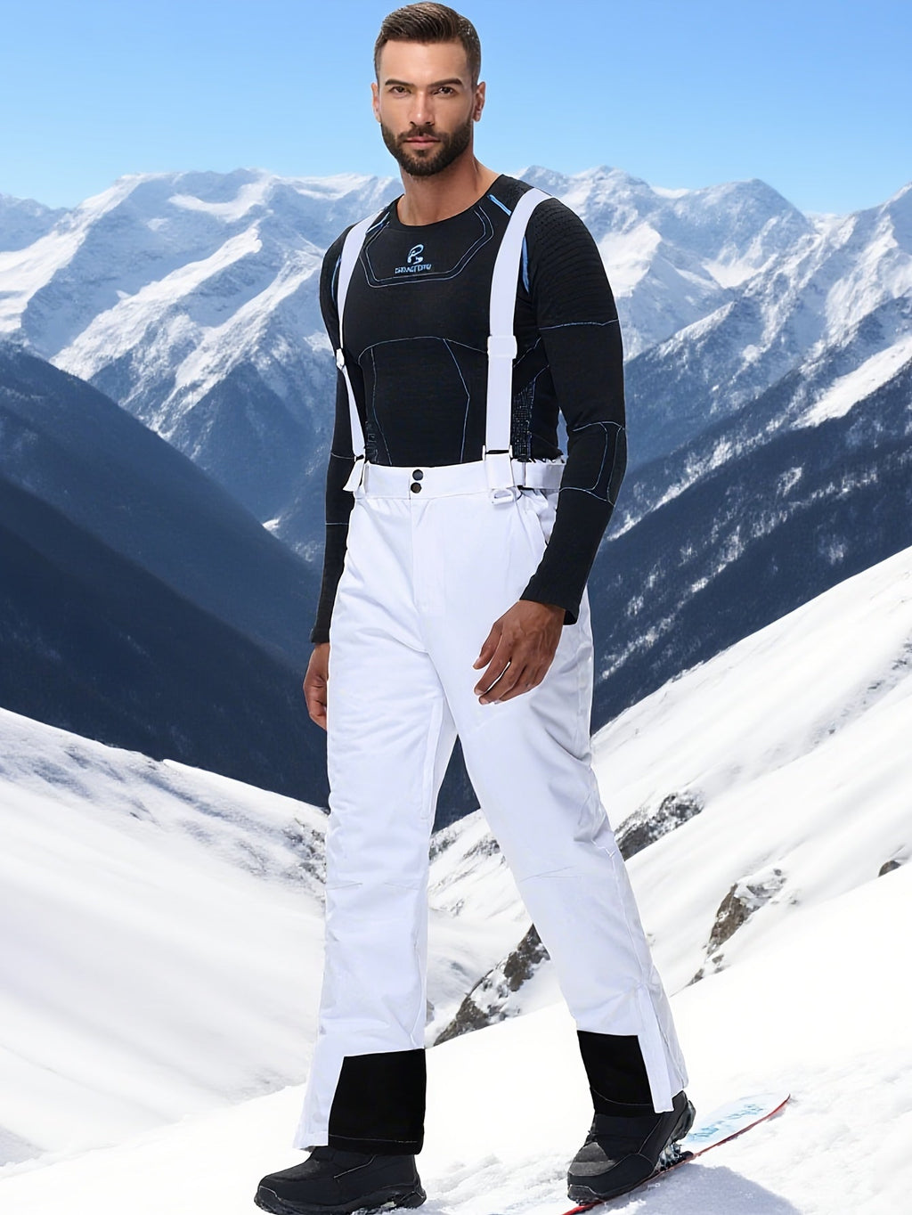 Phelan | Winterskibroek voor heren – Thermisch geïsoleerde sneeuwbroek, waterdicht en windbestendig