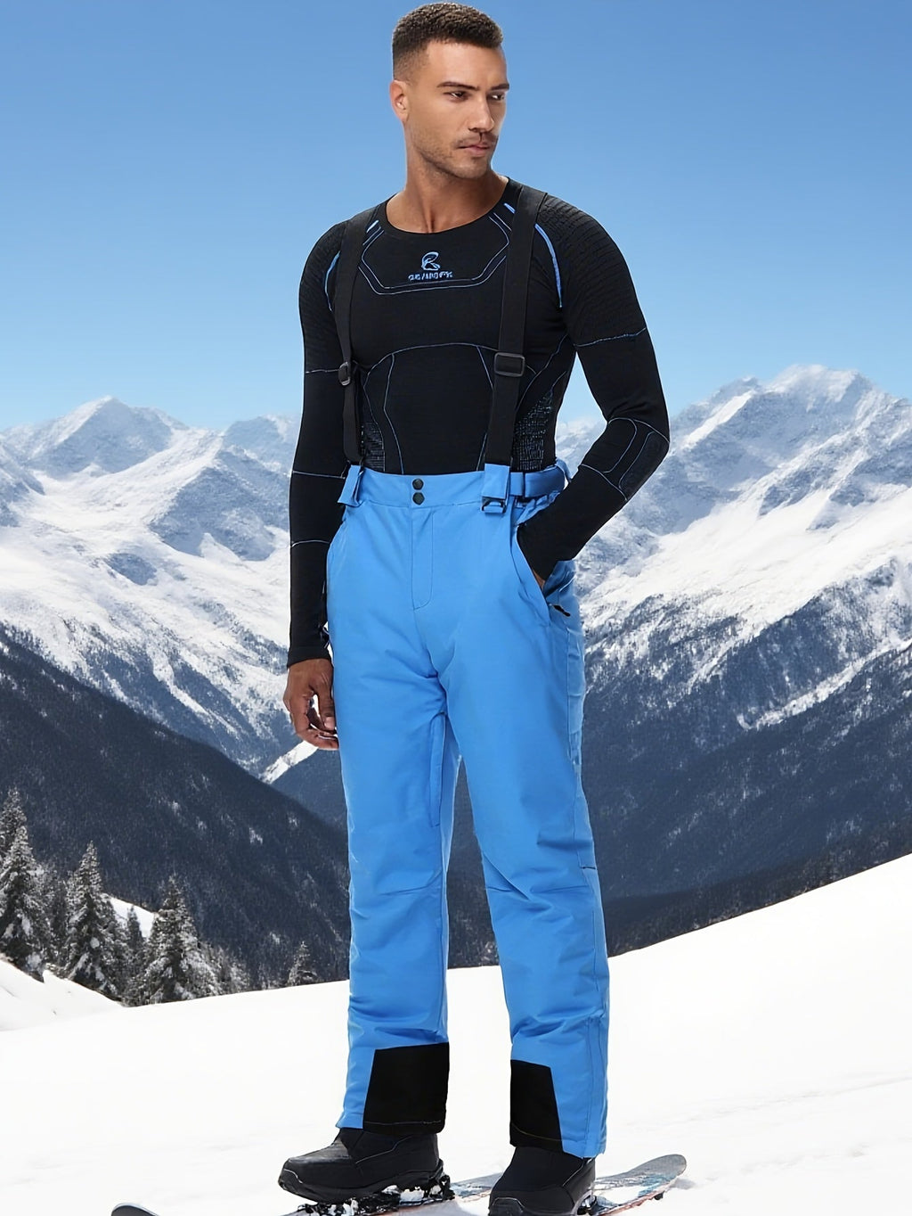 Phelan | Winterskibroek voor heren – Thermisch geïsoleerde sneeuwbroek, waterdicht en windbestendig