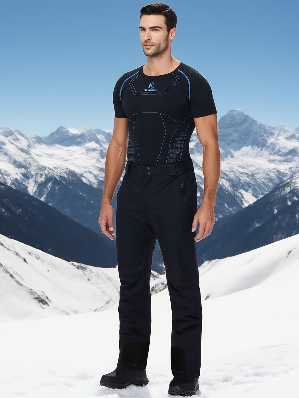 Phelan | Winterskibroek voor heren – Thermisch geïsoleerde sneeuwbroek, waterdicht en windbestendig