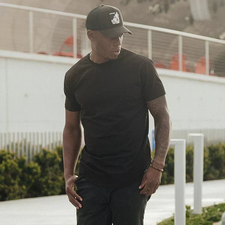 Kaelen | T-shirt homme coupe slim - T-shirt en coton confortable pour une tenue décontractée