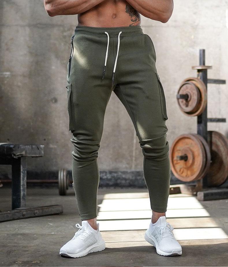 Tavian | Pantalon de jogging slim pour homme avec poches zippées – Vêtements de sport élégants et confortables