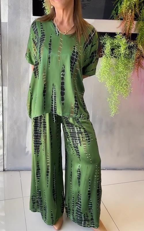 Kemi | Set ‘Ontspannen elegantie’ – Casual tweedelige set voor dames
