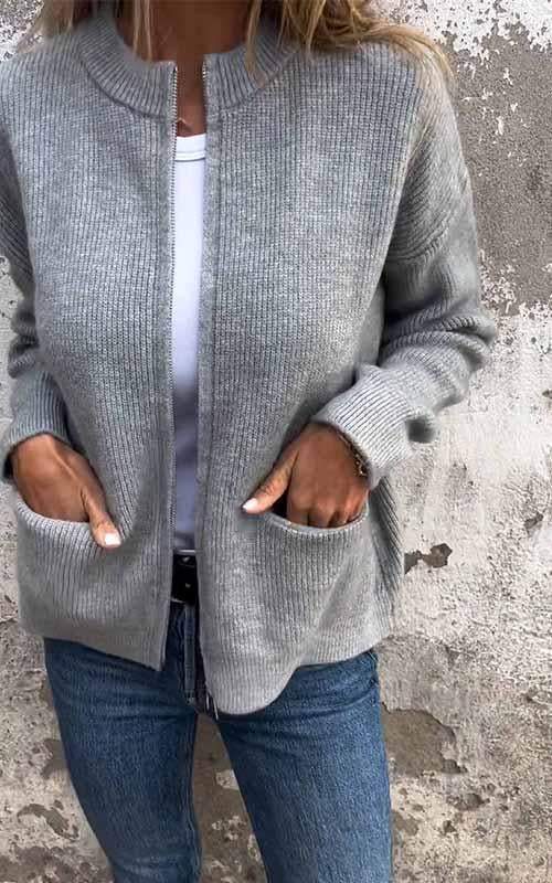 Junessa | Atmungsaktive Mesh-Jacke mit Reißverschluss – Leichte Sport- und Alltagsjacke für Damen