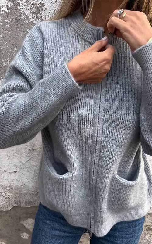 Junessa | Atmungsaktive Mesh-Jacke mit Reißverschluss – Leichte Sport- und Alltagsjacke für Damen