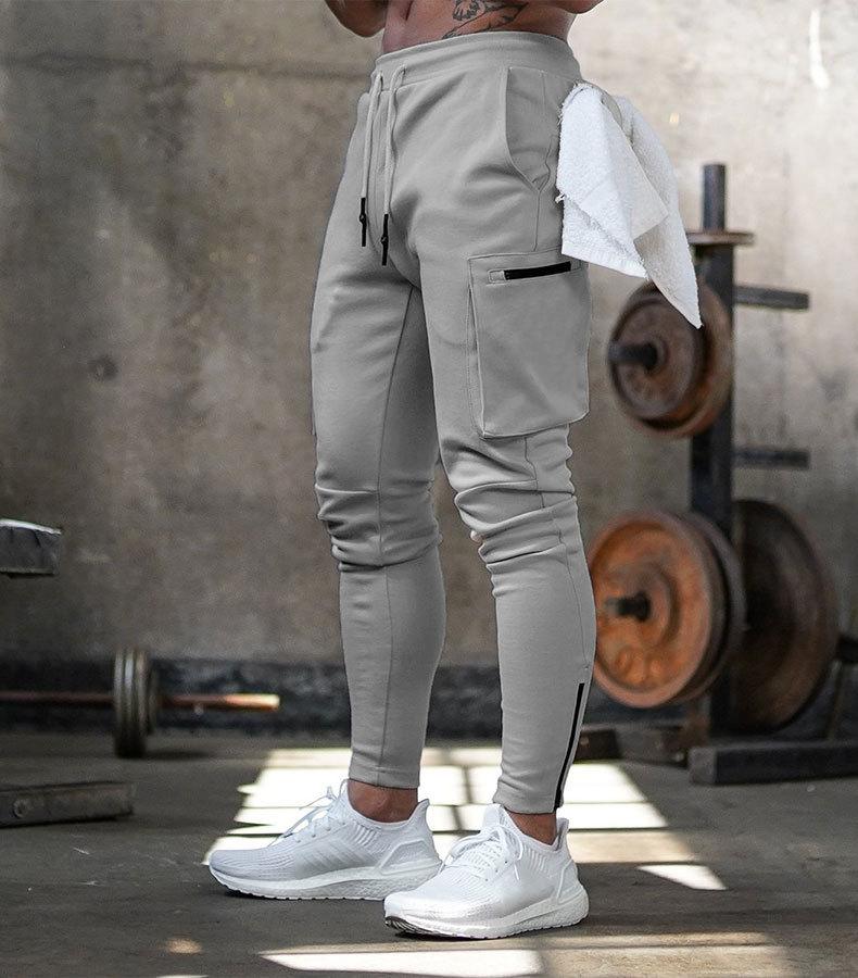 Tavian | Pantalon de jogging slim pour homme avec poches zippées – Vêtements de sport élégants et confortables