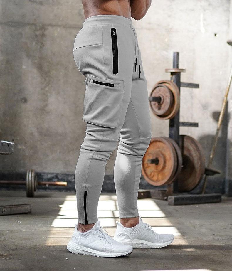 Tavian | Pantalon de jogging slim pour homme avec poches zippées – Vêtements de sport élégants et confortables