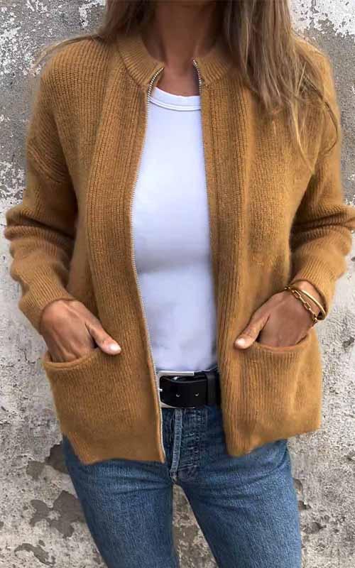 Junessa | Atmungsaktive Mesh-Jacke mit Reißverschluss – Leichte Sport- und Alltagsjacke für Damen