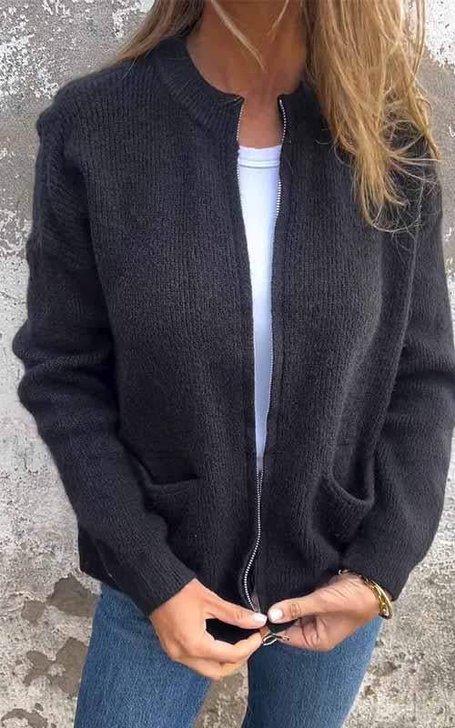 Junessa | Atmungsaktive Mesh-Jacke mit Reißverschluss – Leichte Sport- und Alltagsjacke für Damen