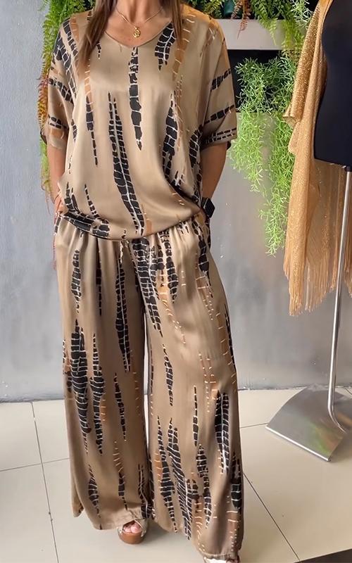Kemi | Set ‘Ontspannen elegantie’ – Casual tweedelige set voor dames