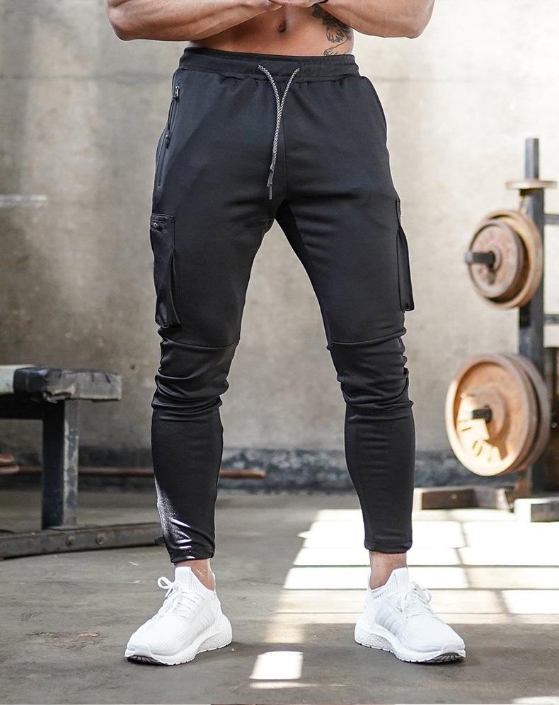 Tavian | Pantalon de jogging slim pour homme avec poches zippées – Vêtements de sport élégants et confortables