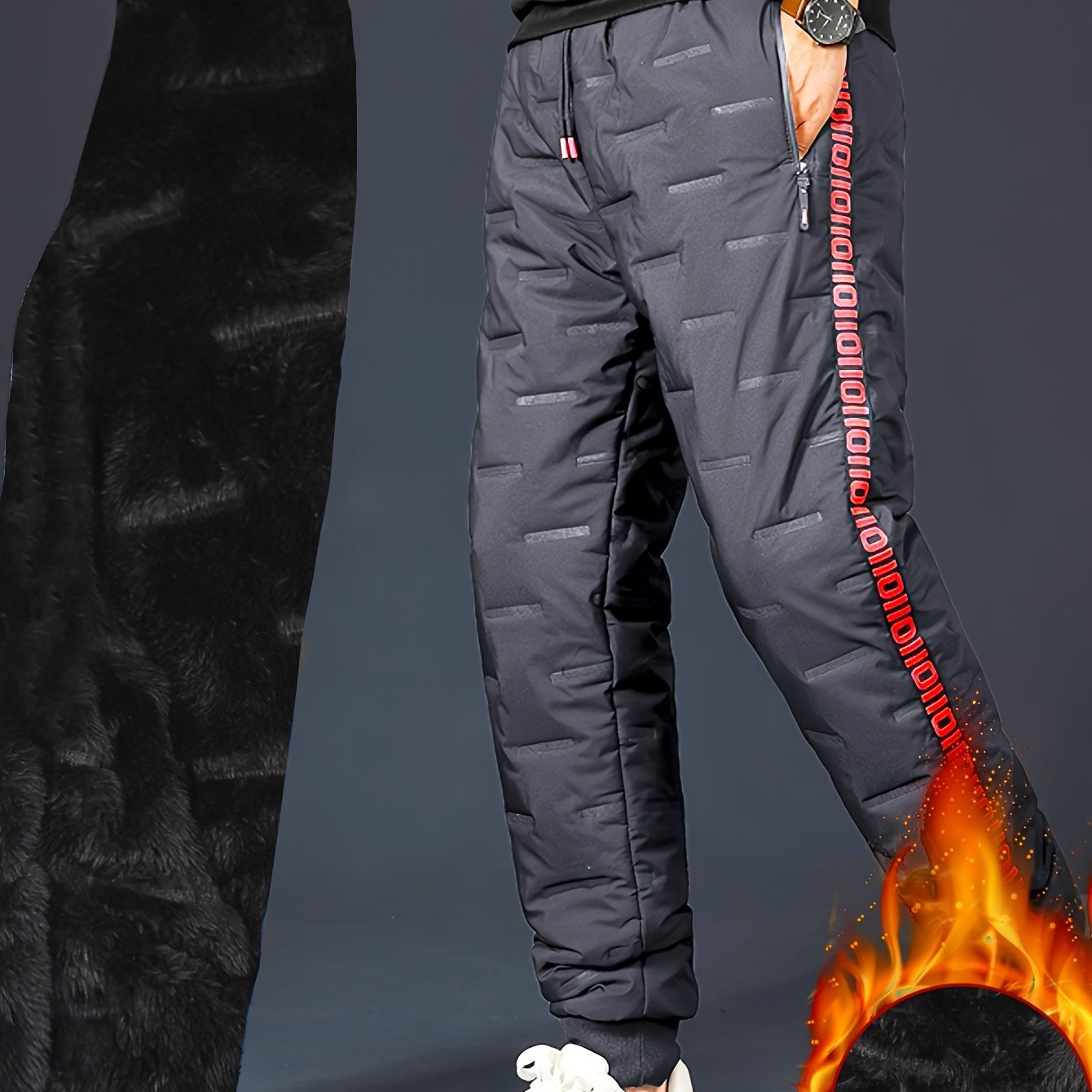 Esmond | Thermische winterbroek voor heren – Waterdichte, met fleece gevoerde warme outdoorbroek