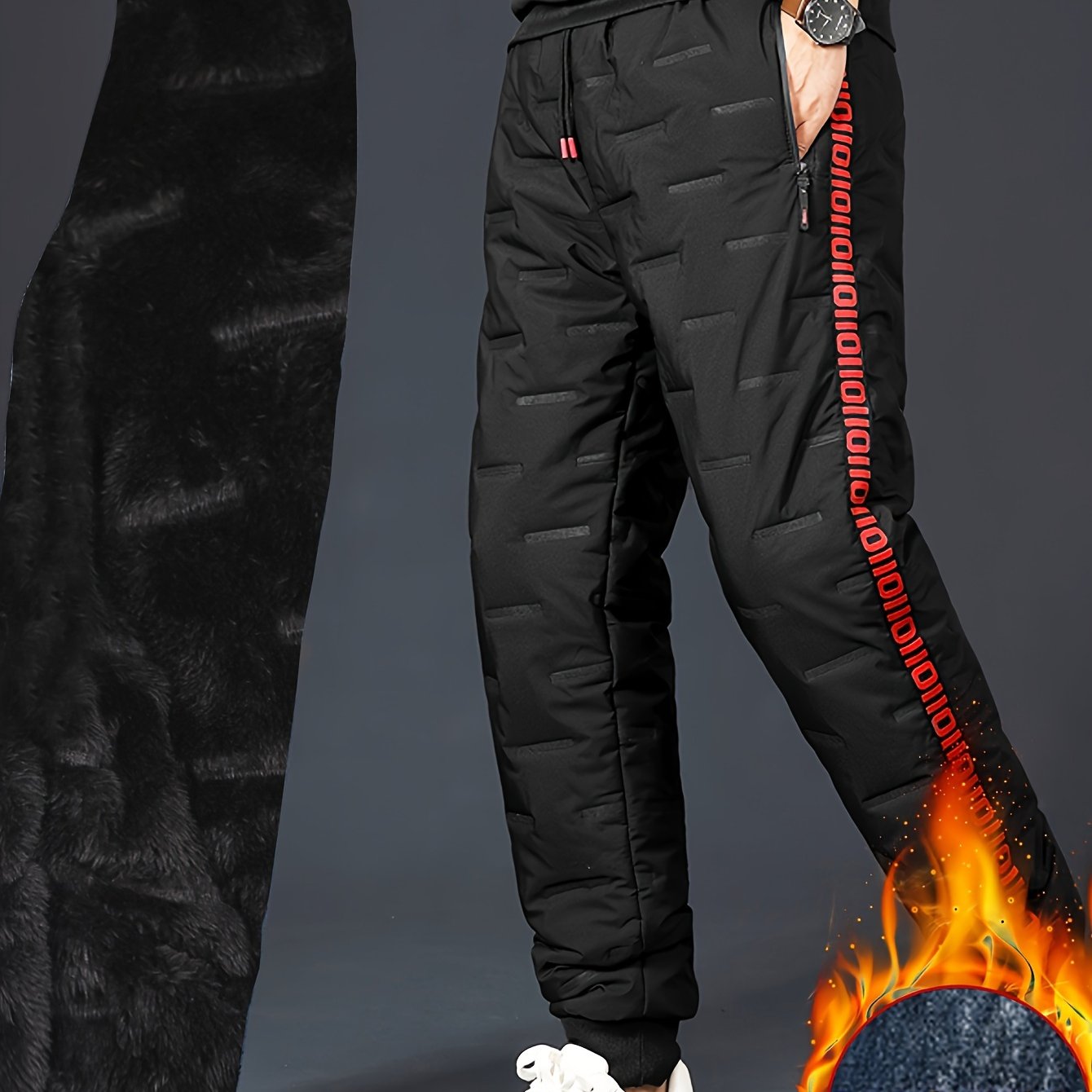 Esmond | Thermische winterbroek voor heren – Waterdichte, met fleece gevoerde warme outdoorbroek