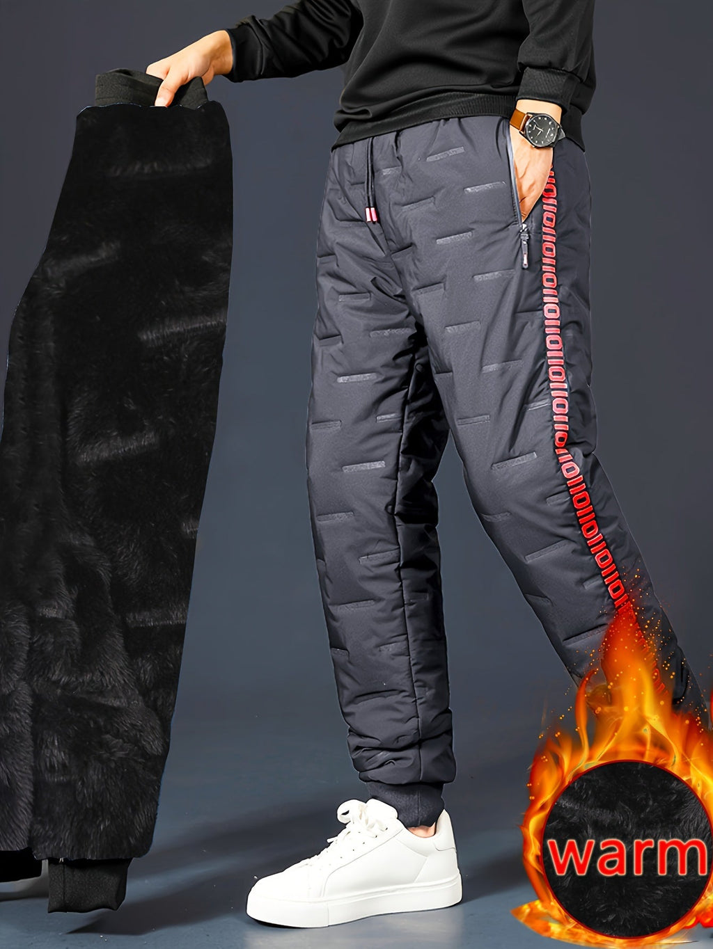 Esmond | Thermische winterbroek voor heren – Waterdichte, met fleece gevoerde warme outdoorbroek