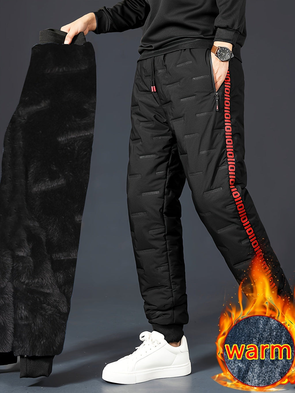 Esmond | Thermische winterbroek voor heren – Waterdichte, met fleece gevoerde warme outdoorbroek